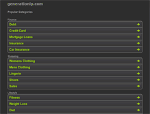 Tablet Screenshot of generationip.com
